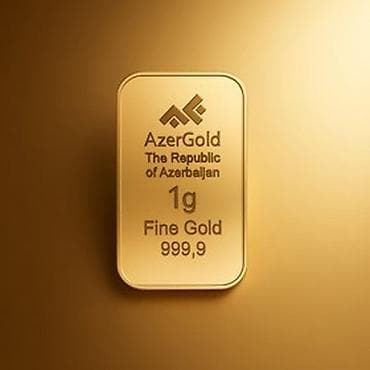 azergold: AzerGold qızıl külçəsi – 1 gram 250 azn den,5 g 1250 azn den alinir — 1