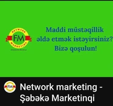 Marketoloq tələb olunur, İstənilən yaş, Təcrübəsiz