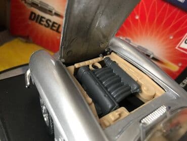 metbex tavan modelleri: Коллекционная модель Mercedes-Benz 300SL Coupe W198 Silver 1954 — 23