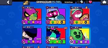 Brawl stars hesapı satılır çox təcili ucuz qiymətə 27448 kupa 75 — 4