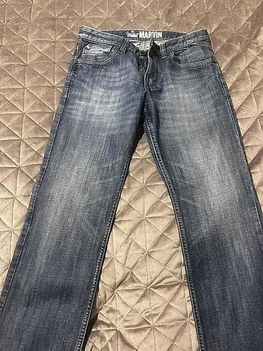 боо: MARVIN kişi cins şalvarı – bootcut kəsim - Model: MARVIN, Straight — 1