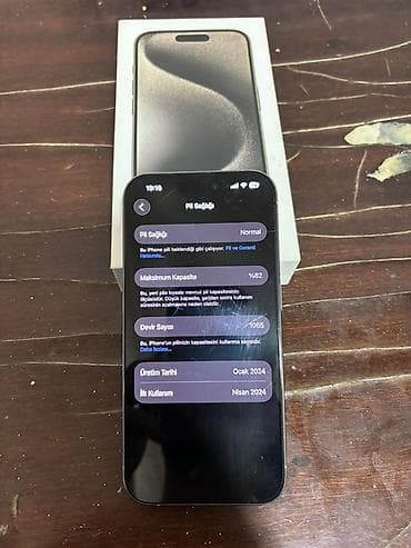 iphone 11 2el: IPhone 15 Pro, White Titanium, Face ID — 5