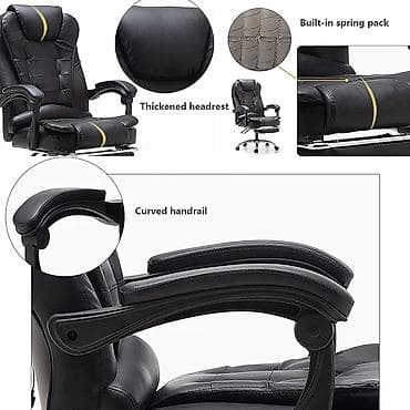 kreslo gence: Yeni, Təkərli, Qolları tənzimlənmir, Süni dəri — 9