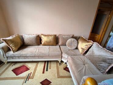 divan 2ci əl: Künc divan, İşlənmiş, Açılmayan, Bazasız, Vеlur parça, Çatdırılma yoxdur — 3