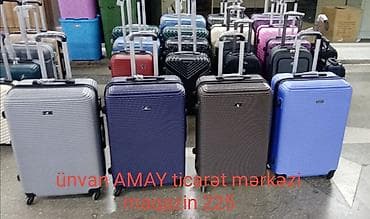 Böyük çamadanlar. Təzə. Hər ölçüdə var. Möhkəm və etibarlı