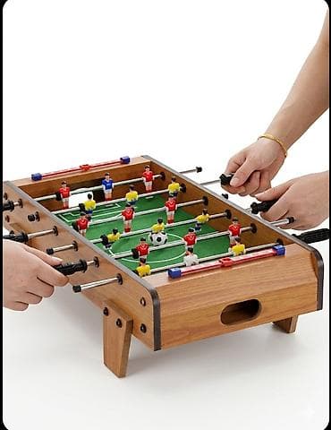 matlar: Mini stolüstü futbol (foosball) oyunu - Ölçülər: 50 x 25 x 16 sm — 3