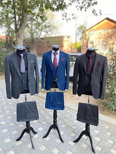 kostyum modelleri: Şık kişi kostyum dəsti - Model: 3 parçalı klassik kostyum – pencək — 6