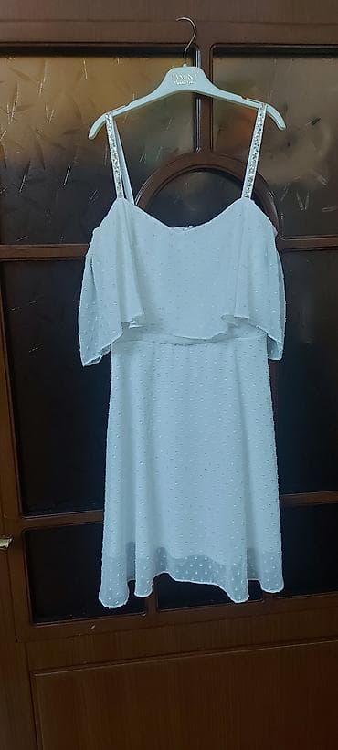 Koton Party Wear ağ qısa don - Rəng: ağ - Ölçü: 34 (etiketdə — 2