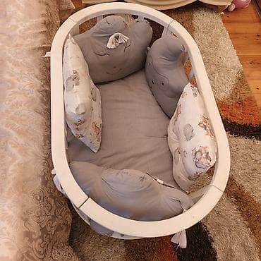 Oğlan və qız üçün, Yumru, Beşik, Dəst ilə, Matras ilə, Yellənmə mexanizm ilə