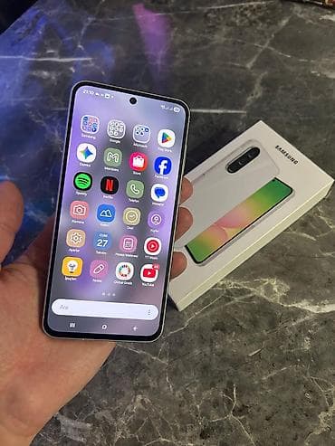 texno telefonlari: Samsung Galaxy A56 5G, rəng - Ağ, Barmaq izi — 2