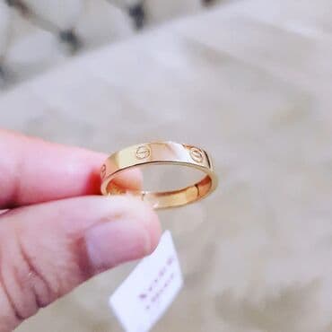 tək qaş: Alyans, Üzük, Sarı qızıl, 585 Əyar, Qaşsız — 1