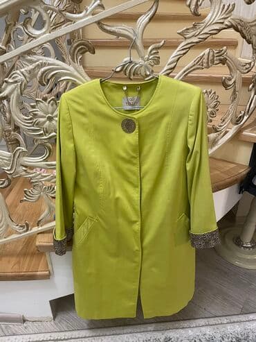 qadınlar üçün dəri plaşlar: Plaş, L, rəng - Yaşıl — 1