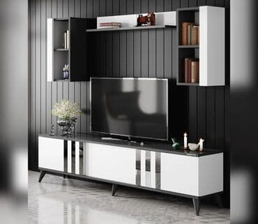 mebleri: Yeni, Düz TV altlığı, Polkalı, Laminat, Türkiyə — 5