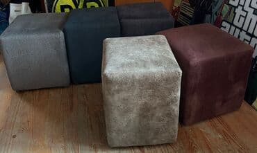 столы стулья: Новый, Пуфик-стул, Велюровая ткань, Нет доставки — 2