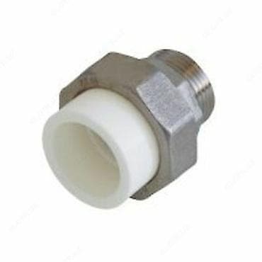 Xarici yivli polipropilen adapter (PP-R → metal) Təyinat: -