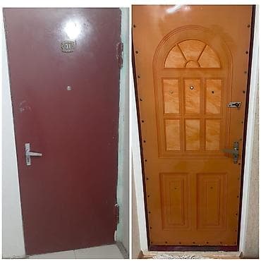 Demir qapı – 204×88 sm - Material: möhkəm metal konstruksiya - Rəng