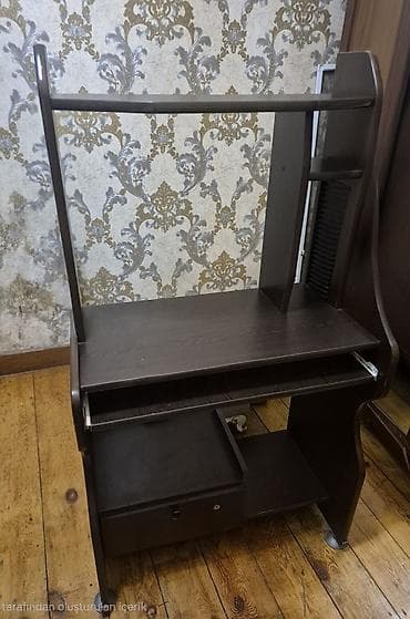 transformer stollar: Düz masa, Polkalı, Siyirməli, MDF, Zəmanətsiz, Kredit yoxdur — 1