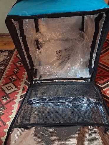 Сумки для курьеров: Wolt Partner termal çatdırılma çantası Tep tezedir istifade olunmayib — 3