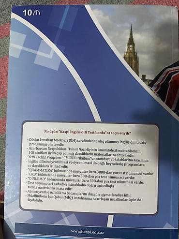 Kaspi Abituriyent – İngilis dili Test bankı (3-cü nəşr) Yenidir,demek — 3