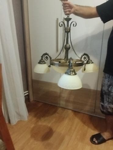 herbi sekiller: Çılçıraq, 6 lampa, Metal — 3
