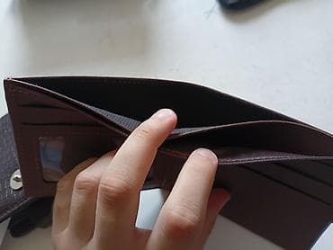 kis: Məhsul: Kişi pulqabısı (2 model) - Material: süni dəri, hamar — 5
