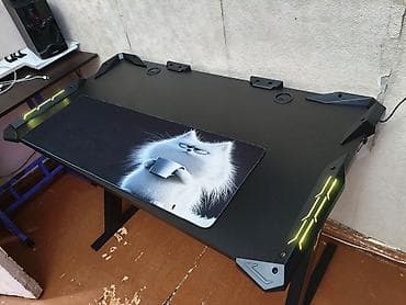 kompyuter stulu: Düz masa, Polkasız, Siyirməsiz, Metal, Zəmanətsiz, Kredit yoxdur — 2