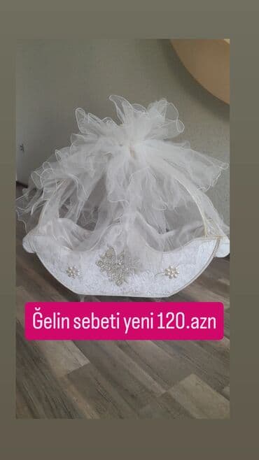 Gelin üçün çox gözel xonçalığ.Türkiyadan alının.istifade