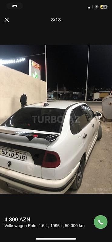 Volkswagen Polo: 1.6 л | 1996 г. Седан