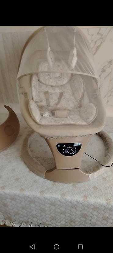 Oğlan və qız üçün, Beşik, Dəstsiz, Matrassız, Yellənmə mexanizm ilə — 2