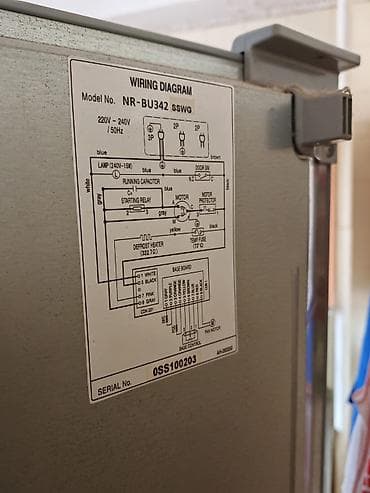 panasonic mk zj3500: 2 qapılı Panasonic Soyuducu Satılır, rəng - Gümüşü — 3