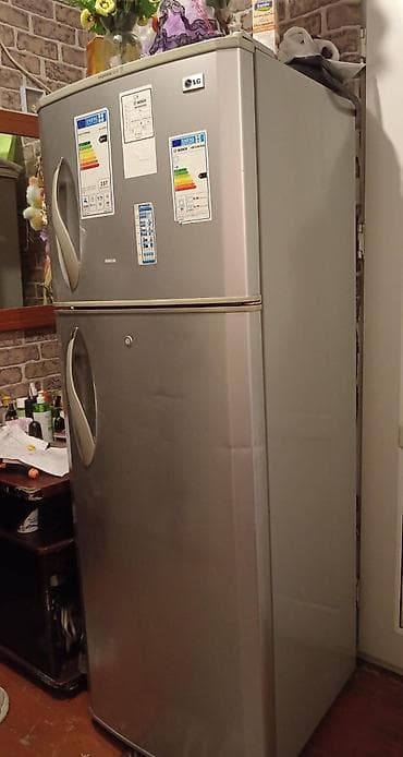 2 qapılı LG Soyuducu Satılır, rəng - Gümüşü