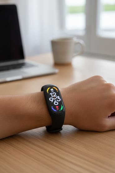 zerbeye davamli telefonlar: İşlənmiş, Smart qolbaq, Xiaomi, Suya davamlı, rəng - Qara — 1