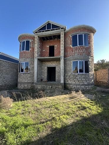 binə evler: 6 otaqlı, 264 kv. m, Kredit var, Təmirsiz — 9