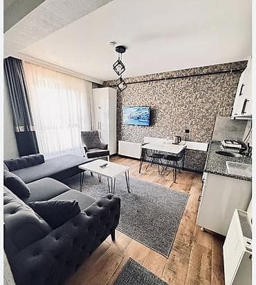 bine sovxoz evler: 2 yataqlı, tam təchiz olunmuş mənzil - Geniş qonaq otağı: künc divan — 4