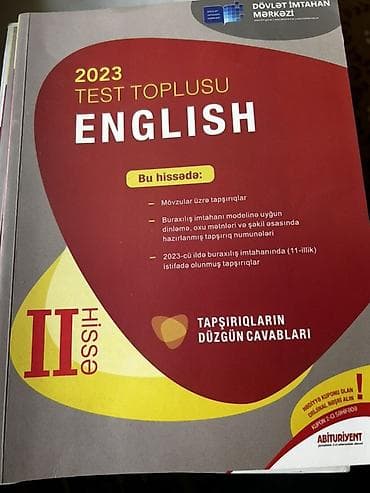 monopoly satışı: İngilis dili Testlər 11-ci sinif, DİM, 2-ci hissə, 2023 il — 1