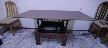 бильярдный стол русский: Журнальный стол, Б/у, Трансформер, Прямоугольный стол — 5