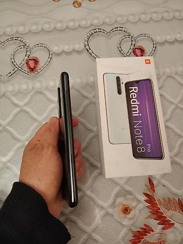 notebook qiymetleri ucuz: Redmi Note 8 Pro, 128 GB, rəng - Boz, İki sim kartlı — 4