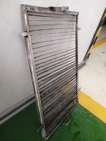 Təmiz nerjaveyka materialdan hazırlanan Setka kəbab üçün stayk üçün və — 4