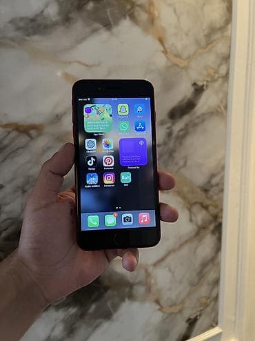 ayfon satilir: IPhone 8 Plus, 256 GB, Qırmızı, Barmaq izi — 1