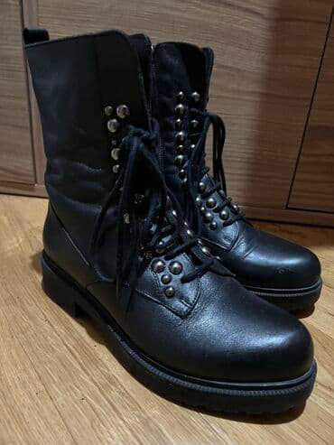 купить ботинки в баку: Размер: 36, цвет - Черный, Б/у — 6