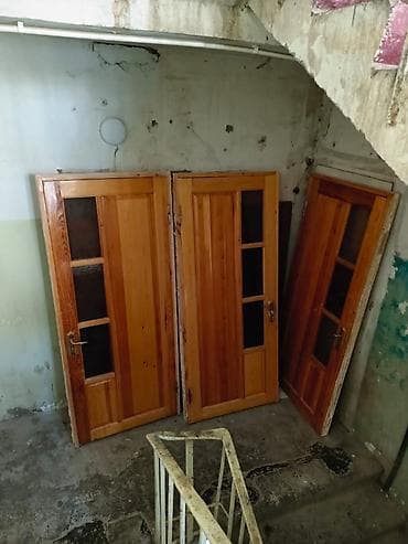 taxta: İşlənmiş Otaq qapısı 90x200 sm Çərçivə ilə, Zəmanətsiz, Ödənişli quraşdırma, Ödənişli çatdırılma, Ünvandan götürmə — 1