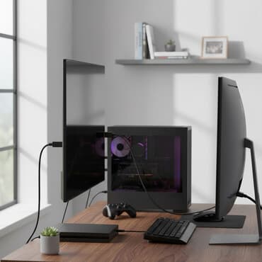 kompyuterlər: Başlıq: DispleyPort HDMI‑yə çevirən 4K adapter Təsvir: - DispleyPort — 1