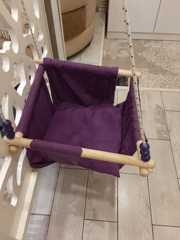 офисная мебель: Стул-качели, Без зонтика, Дерево — 4