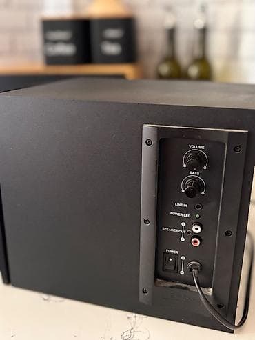 dinamik okean: Edifier 2.1 səs sistemi – subwoofer + 2 satelit Xüsusiyyətlər: - — 2