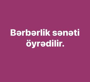 bərber: Bərbərlik sənətinə həvəsi olan və gələcək karyerasını qurmaq istəyən — 1