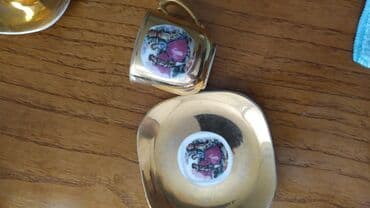 ikinci el metbex stol stulu: Позолоченный винтажный сервиз ALAVI — 2