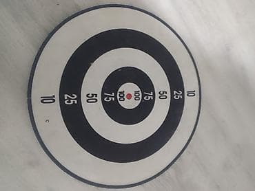 Toplar: Dart lövhəsi – ikiüzlü model - Klassik 1–20 ədədli dart lövhəsi və — 2