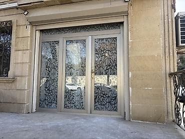 Məhəccərlər: Alüminium giriş qapısı və vitraj sistemı - Material: Premium — 2