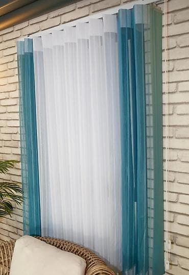 damla tekstil: Şaquli jalüz pərdə - Model: şaquli lamelli jalüz - Material — 5