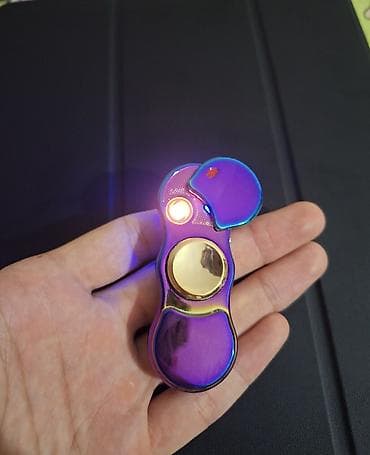 meta eynək: Alışqan spinner. Tam metaldır ve USB ilə zaryatka yigir. Mehsullar tam — 3